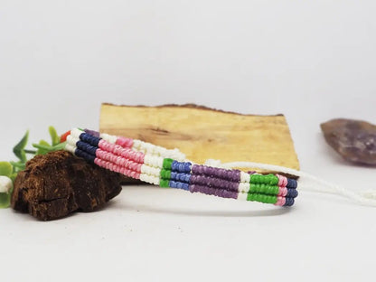 Pulseras Boho Artesanales Hechas con Hilo Encerado Linhasita - My Cuqui
