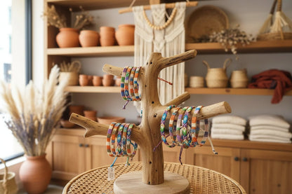 Pulseras Boho Artesanales Hechas con Hilo Encerado Linhasita - My Cuqui