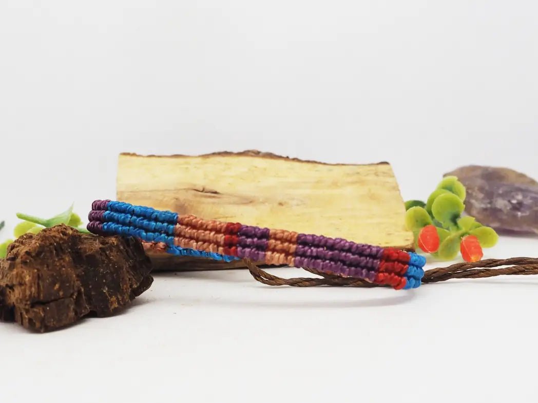 Pulseras Boho Artesanales Hechas con Hilo Encerado Linhasita - My Cuqui