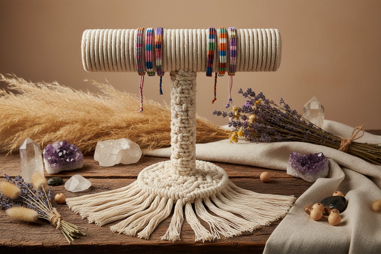 Pulseras Boho Artesanales Hechas con Hilo Encerado Linhasita - My Cuqui