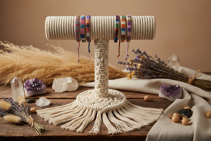 Pulseras Boho Artesanales Hechas con Hilo Encerado Linhasita - My Cuqui