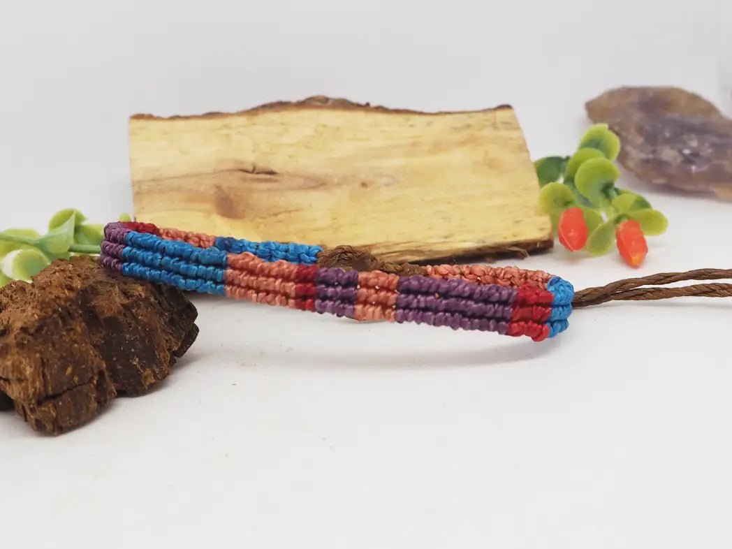 Pulseras Boho Artesanales Hechas con Hilo Encerado Linhasita - My Cuqui