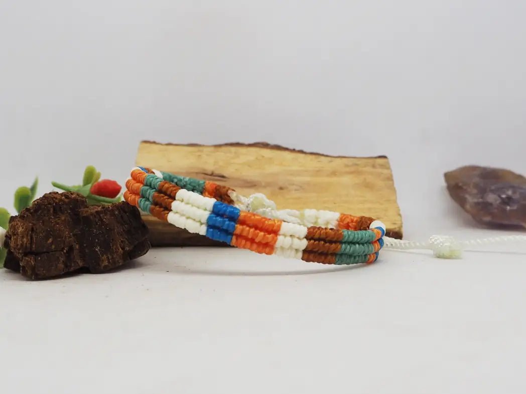 Pulseras Boho Artesanales Hechas con Hilo Encerado Linhasita - My Cuqui