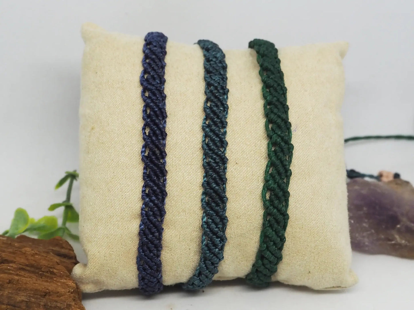 Pulseras en hilo encerado - Minimalistas - My Cuqui