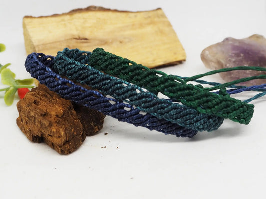 Pulseras en hilo encerado - Minimalistas - My Cuqui