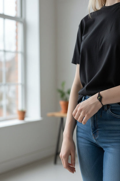Pulseras "Esencia Bohemia" macramé con piedras - My Cuqui Shop
