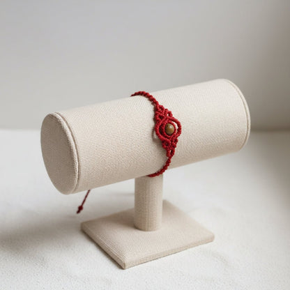 Pulseras "Esencia Bohemia" macramé con piedras - My Cuqui Shop #