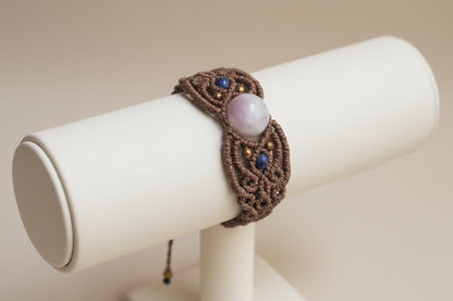 Pulseras macramé Aura con piedras - My Cuqui Shop