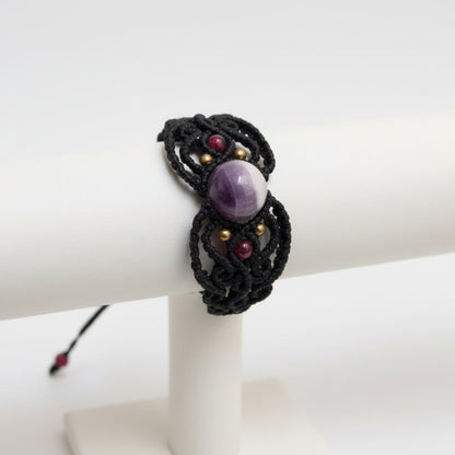 Pulseras macramé Aura con piedras - My Cuqui Shop