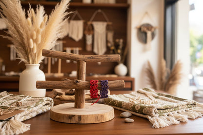 Pulseras "Nudo Celta"- Rojo y Morado - My Cuqui Shop #