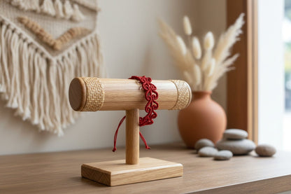 Pulseras "Nudo Celta"- Rojo y Morado - My Cuqui Shop #