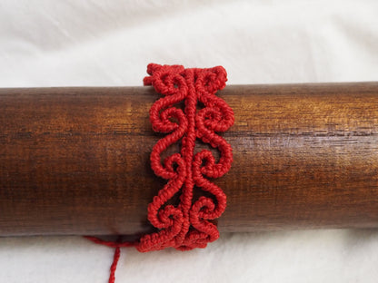 Pulseras "Nudo Celta"- Rojo y Morado - My Cuqui Shop #