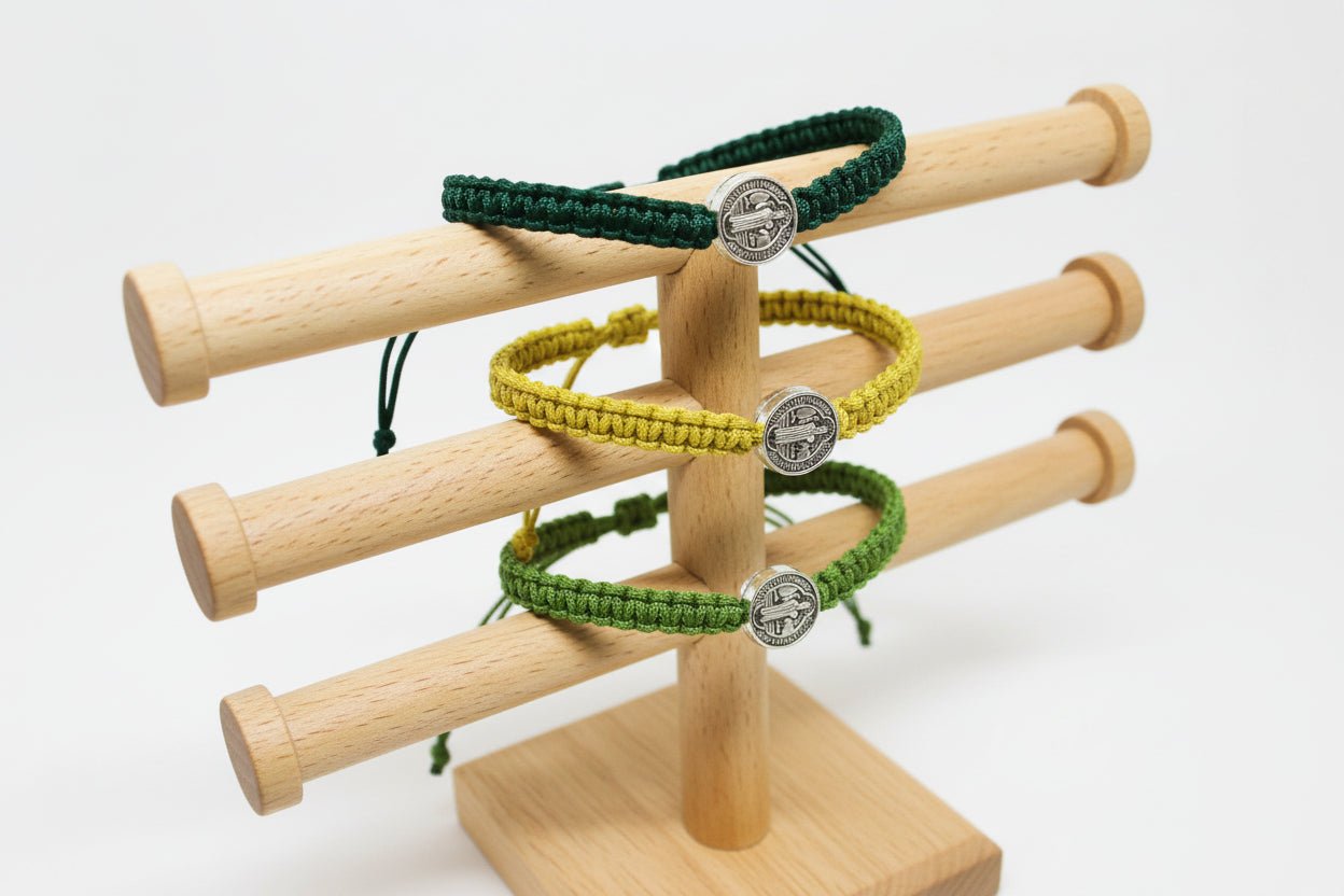 Pulseras San Benito - 3 colores en tonos verdes - cuquis - My Cuqui Shop