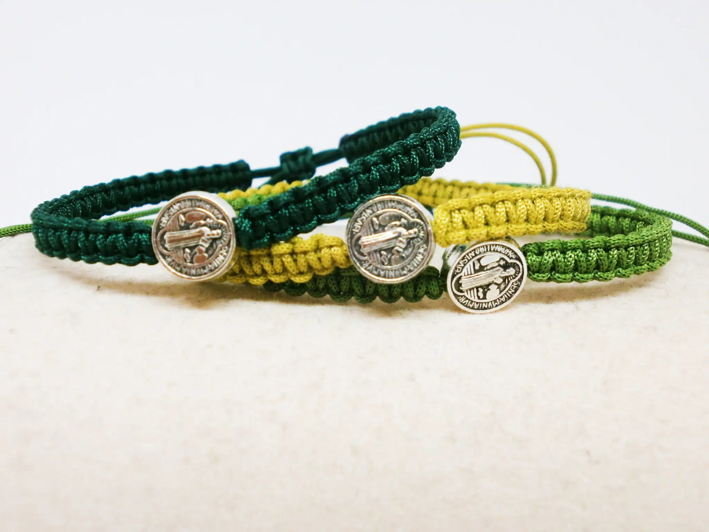 Pulseras San Benito - 3 colores en tonos verdes - cuquis - My Cuqui Shop